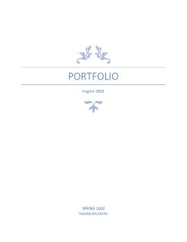 Microsoft Word - Portfolio Final