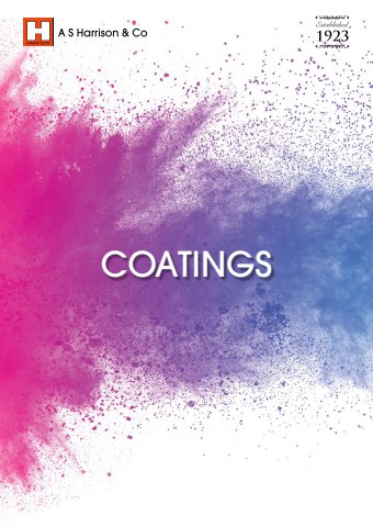2023 A S Harrison & Co Coatings Brochure