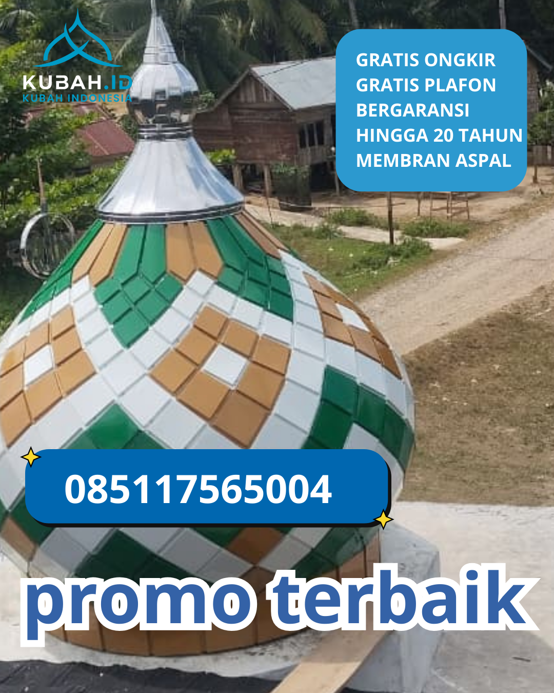 KUBAH MASJID GALVALUME BERKUALITAS BERGARANSI DI KEC. MUARA BATU, KAB. ACEH UTARA, ACEH (WA: 085117565004)
