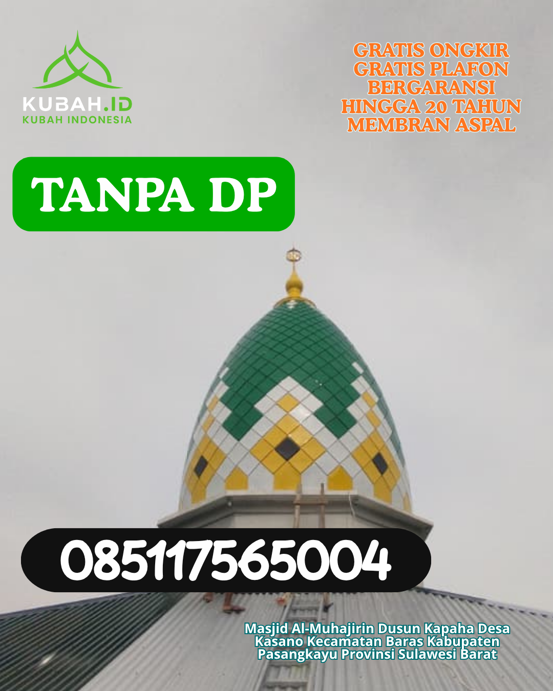 HARGA KUBAH GRC HEMAT BERKUALITAS KEC. GANTARANG KAB. BULUKUMBA SULAWESI SELATAN WA 085117565004