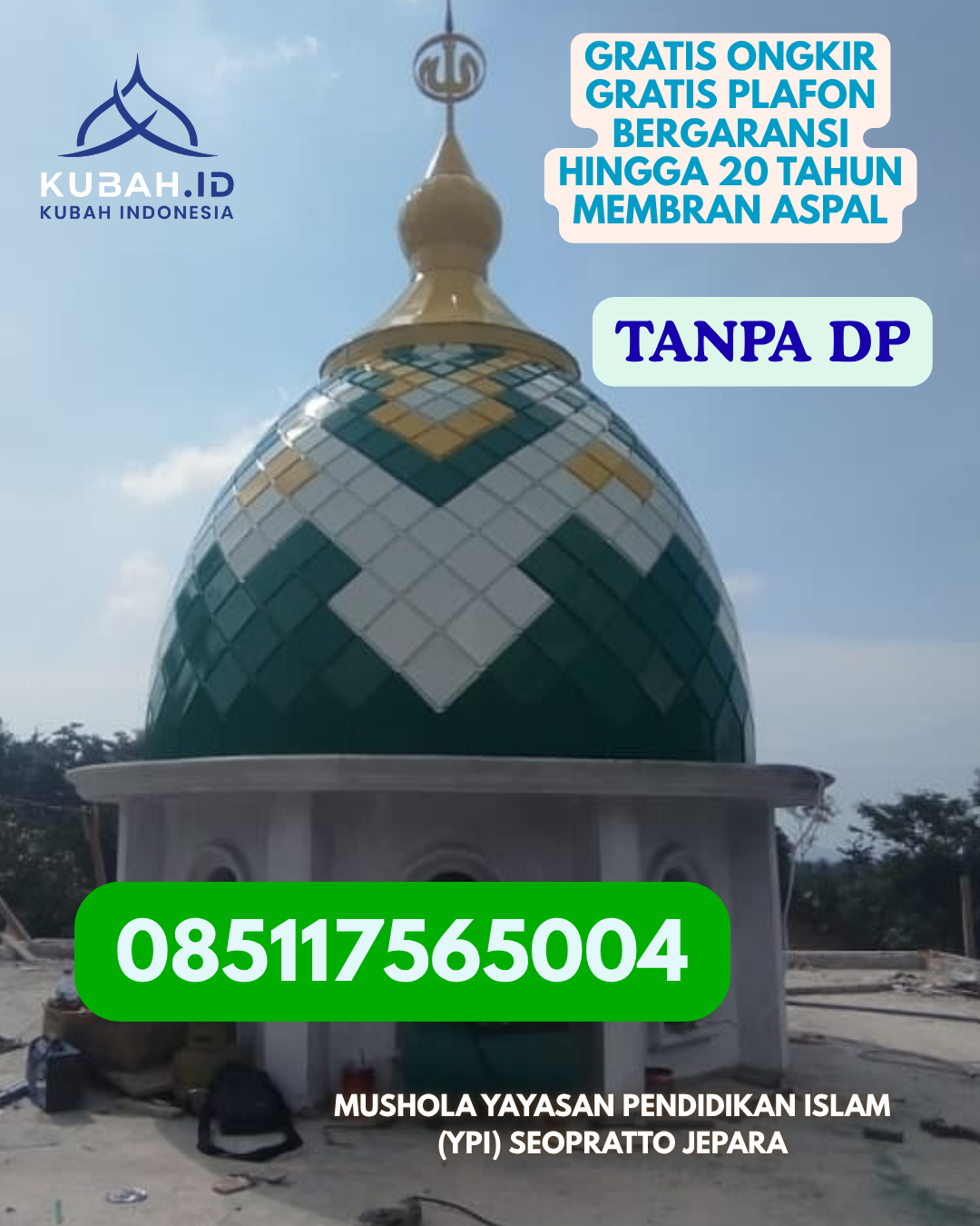 PUSAT PRODUKSI KUBAH MASJID GRC KEC. MAUROLE KAB. ENDE PROV. NTT WA 085117565004