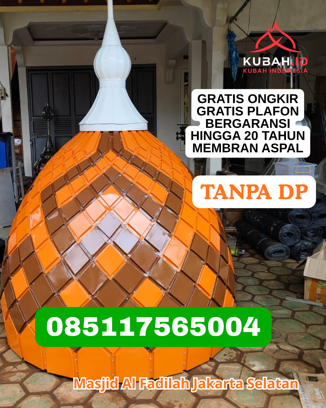 HARGA KUBAH MASJID ENAMEL TERJANGKAU KEC. GADUNG KAB. BUOL PROV. SULAWESI TENGAH WA 085117565004