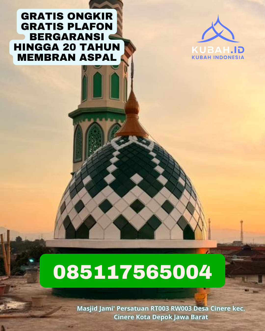 KUBAH STAINLESS STEEL MODERN MENGKILAP KEC. KATINGAN KUALA KAB. KATINGAN KALIMANTAN TENGAH WA 085117565004