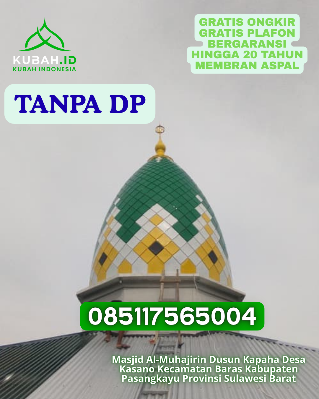 HARGA KUBAH GRC HEMAT BERKUALITAS KEC. BISSAPPU KAB. BANTAENG SULAWESI SELATAN WA 085117565004