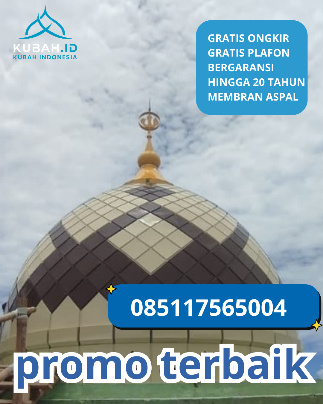 PUSAT KUBAH MASJID GALVALUME BERKUALITAS DI KEC. BALONG, KAB. PONOROGO, JAWA TIMUR (WA: 085117565004)