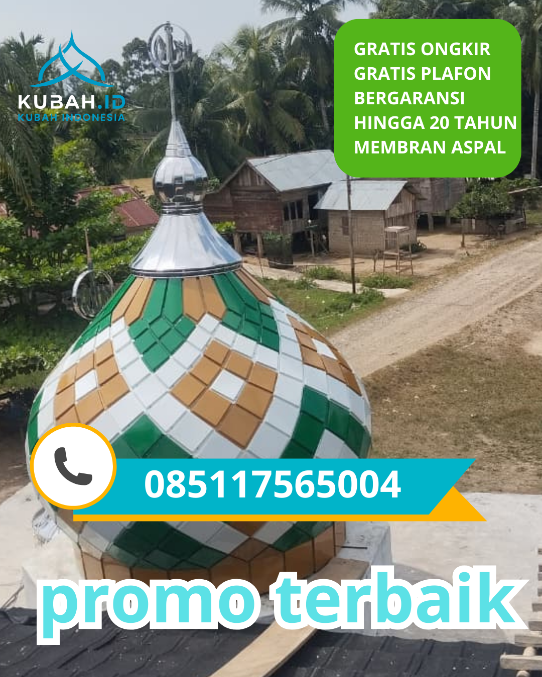 PUSAT KUBAH MASJID GALVALUME MODERN DI KEC. KONANG, KAB. BANGKALAN, JAWA TIMUR (WA: 085117565004)