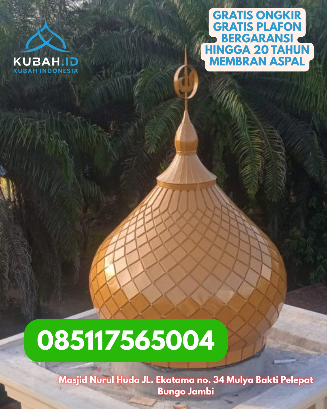 HARGA KUBAH GRC HEMAT BERKUALITAS KEC. SERUYAN TENGAH KAB. SERUYAN KALIMANTAN TENGAH WA 085117565004