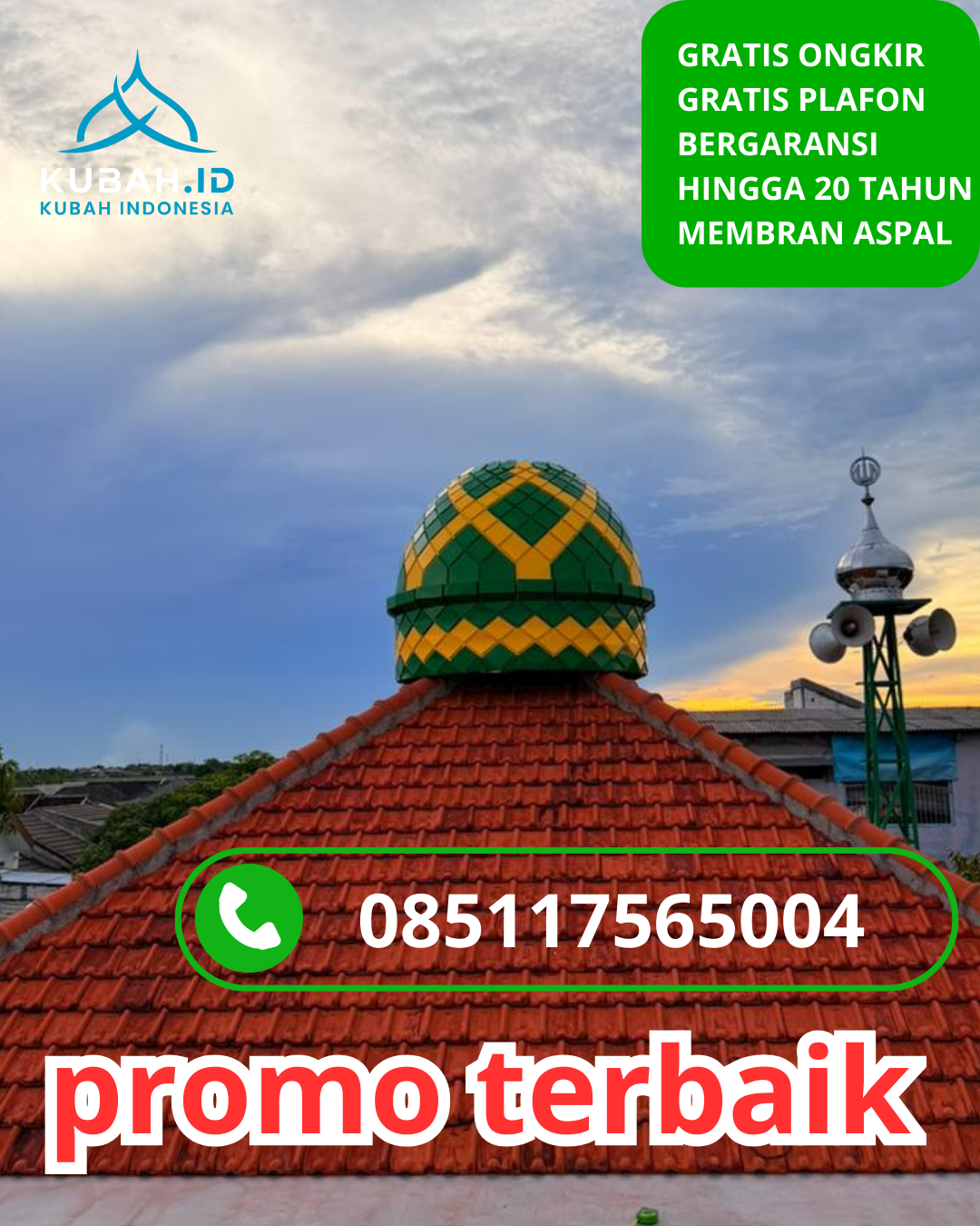 KUBAH MASJID GALVALUME HARGA TERJANGKAU DI KEC. BEJI, KAB. PASURUAN, JAWA TIMUR (WA: 085117565004)