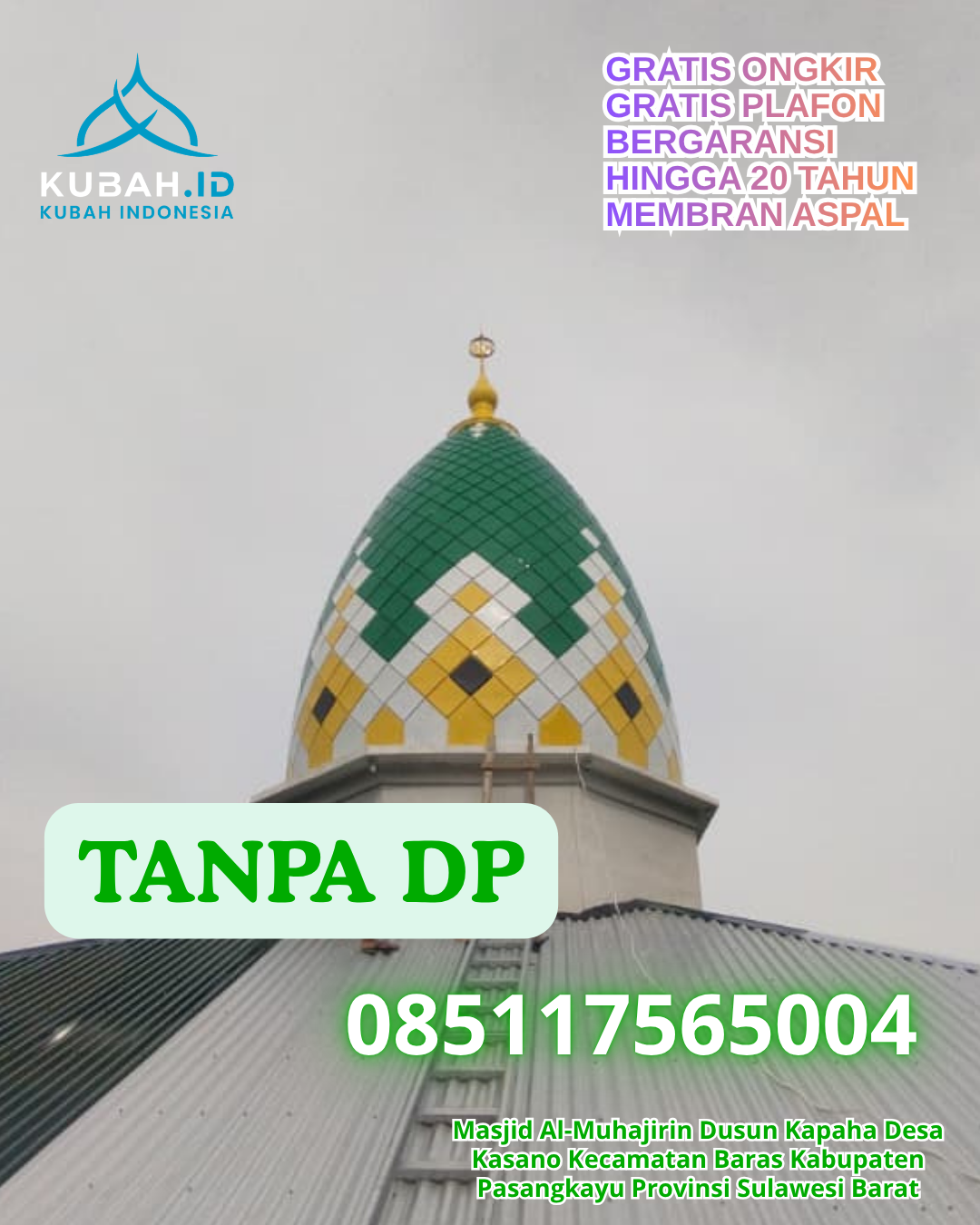 HARGA KUBAH GRC HEMAT BERKUALITAS KEC. BAJENG KAB. GOWA SULAWESI SELATAN WA 085117565004