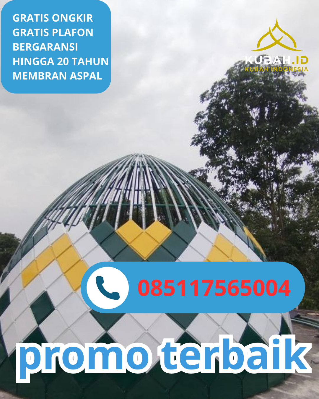 PUSAT KUBAH MASJID GALVALUME BERKUALITAS DI KEC. KADEMANGAN, KOTA PROBOLINGGO, JAWA TIMUR (WA: 085117565004)