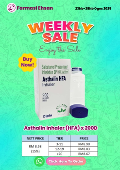 Promosi 23hb - 28hb Ogos 2025