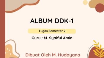 ALBUM DDK-1 hudayana