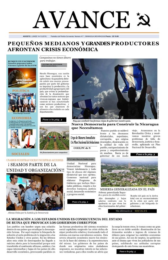 Periodico Avance edicion 417 version Androd