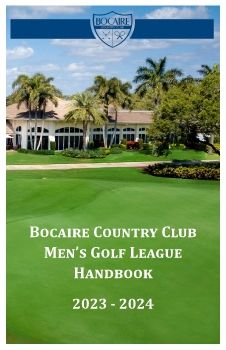 Men's Golf Handbook 2023 - 2024