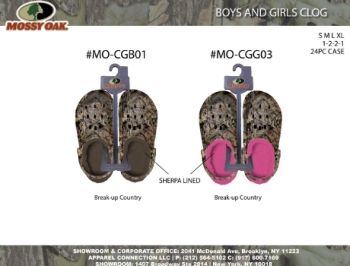 Mossy Oak -kids slippers