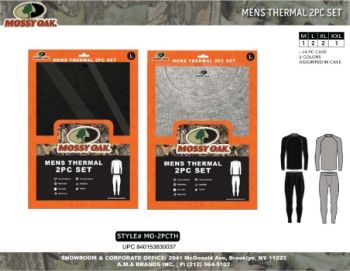 MOSSY OAK BASELAYER AND THERMALS FALL 2023 WITH UPCS-R