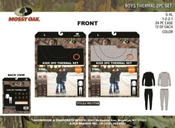 Mossy Oak Boys-Girls Thermal sets 