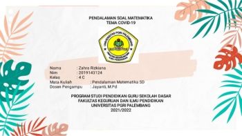 PPT SOAL COVID ZAHRA RIZKIANA (2019143124)