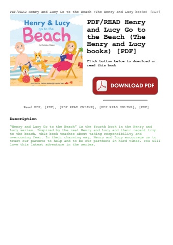 pdfread henry and lucy go to the beach (the henry and lucy books) [pdf]