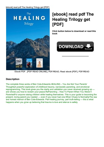 [ebook] read pdf the healing trilogy get [pdf]