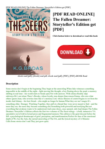 [pdf read online] the fallen dreamer storyteller's edition get [pdf]