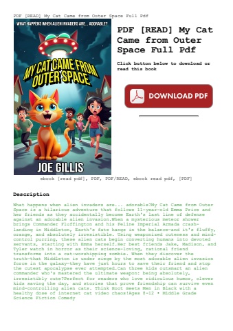 pdf [read] my cat came from outer space full pdf