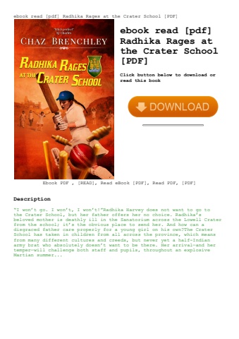 ebook read [pdf] radhika rages at the crater school [pdf]