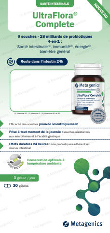 Fiches produits Metagenics_UltraFlora Complete