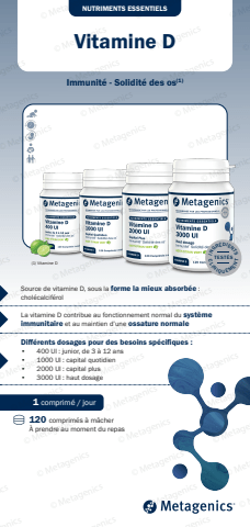 Fiche Produit Vitamine D