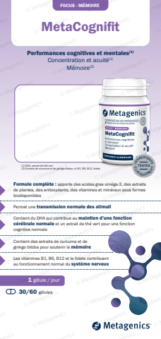 Fiche Produit MetaCognifit