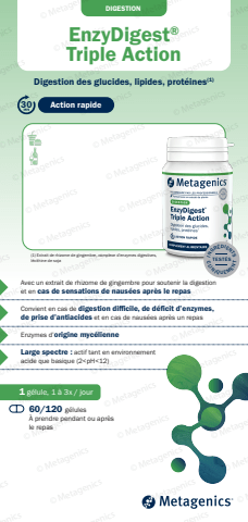 Fiche Produit EnzyDigest Triple action