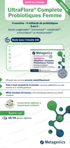 Fiches produits UltraFlora Complete Probiotiques Femme