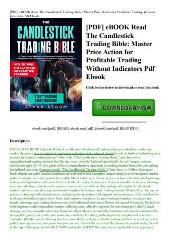 [pdf] ebook read the candlestick trading bible master price action for profitable trading without in