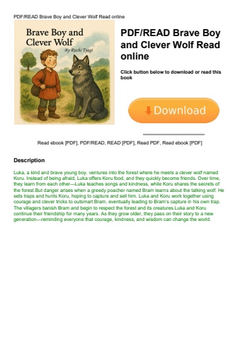 pdfread brave boy and clever wolf read online