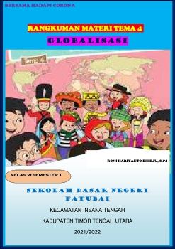 RANGKUMAN MATERI BDR KELAS VI TEMA 4