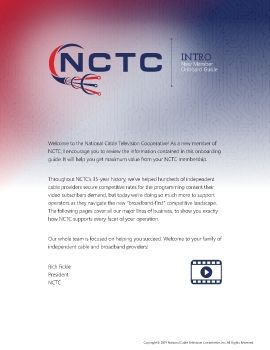 NCTC Member Marketing Kit 