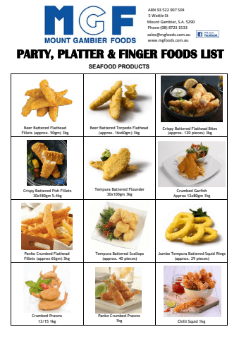 finger food list platter good