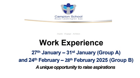 Work Experience Dates and Outline