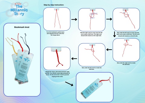 Instructions for Bookmark Knot