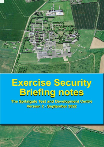 Exercise Security Afinity Version  555 2 September 2022