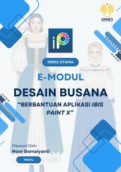 E-MODUL DESAIN BUSANA DIGITAL BERBANTUAN APLIKASI IBIS PAINT X