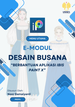 E-MODUL DESAIN BUSANA DIGITAL BERBANTUAN IBIS PAINT X