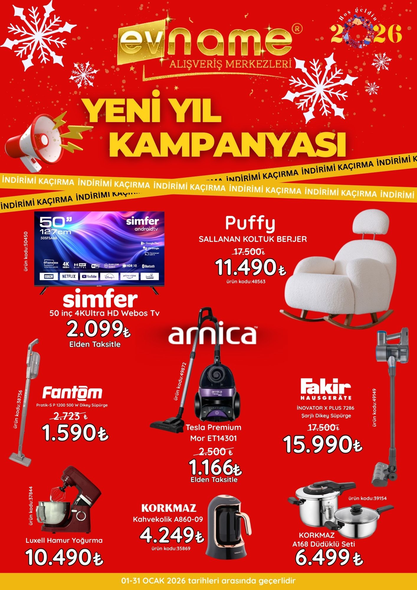 Ocak Ayı Kampanya