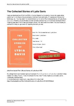 The Collected Stories of Lydia DavisLydia Davis