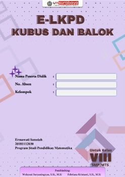 E-LKPD KUBUS DAN BALOK DUA KELAS 8 