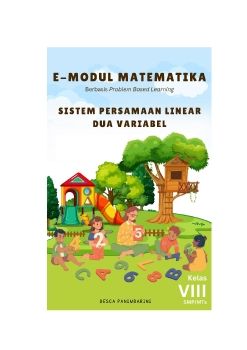 E-Modul Sistem Persamaan Linear Dua Variabel