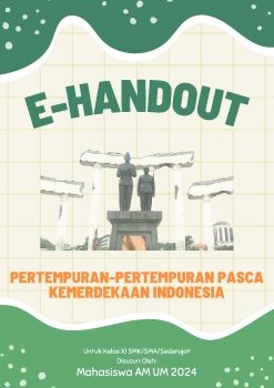 E-HANDOUT PERTEMPURAN-PERTEMPURAN PASCA KEMERDEKAAN