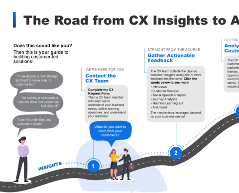 Road from CX Insights to Action