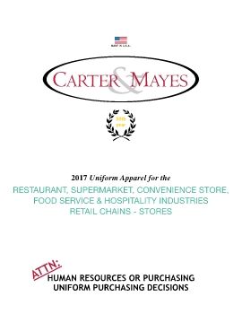 Carter and Mayes Catalog 2017