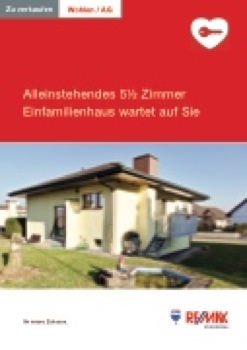 Alleinstehendes 5.5 Einfamilienhaus wartet auf Sie